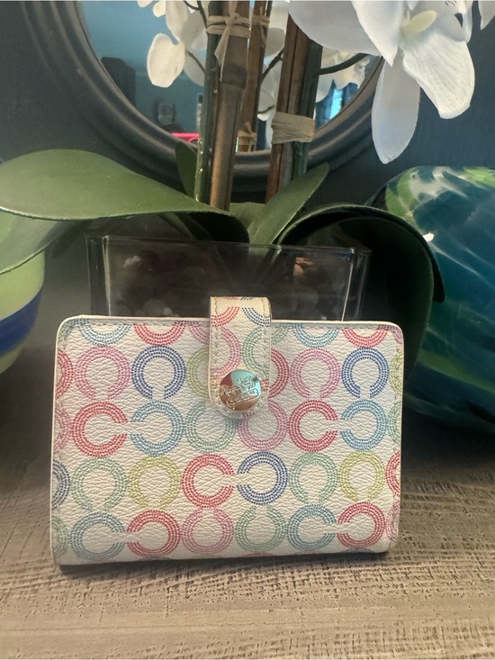 Coach Handbags - NWT Coach Y2K Multicolor Signature C Wallet